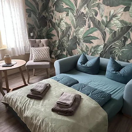 Appartement Villakrocker - Elberadweg Trifft Wandkunstwerk *