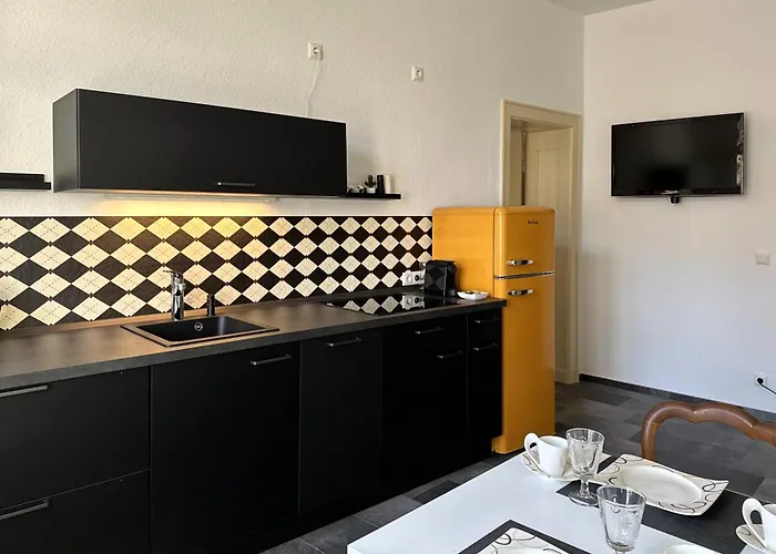 Appartement Villakrocker - Elberadweg Trifft Wandkunstwerk Burg bei Magdeburg