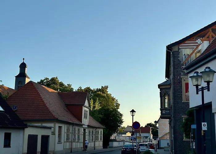 Appartement Villakrocker - Elberadweg Trifft Wandkunstwerk Burg bei Magdeburg